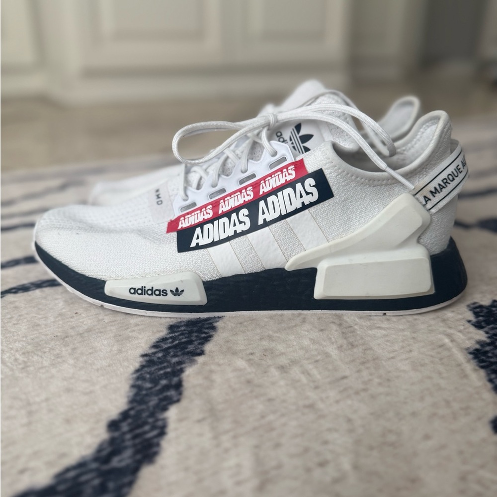 The adidas NMD_R1 V2 ‘Overbranded’ Mens size 9.5 Used Very Good condition